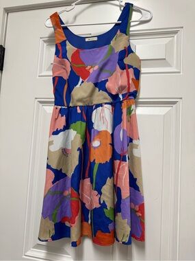 Everly Small Blue Floral Tank Dress